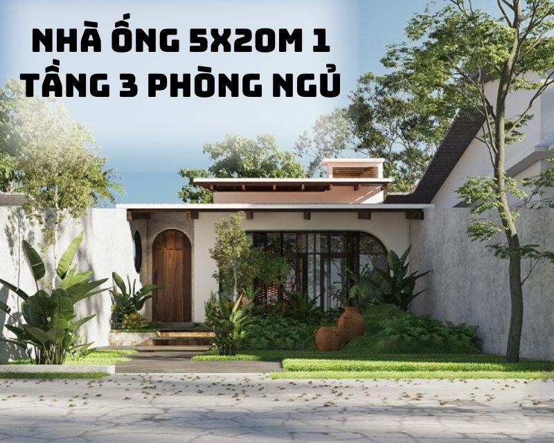 Model 1 Slate 3 phòng ngủ Nhà ống 5x20m Đẹp