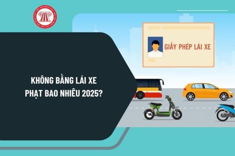 Tiền phạt vì không có bằng lái xe