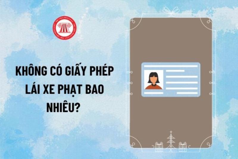 Tiền phạt khi không có bằng lái xe máy