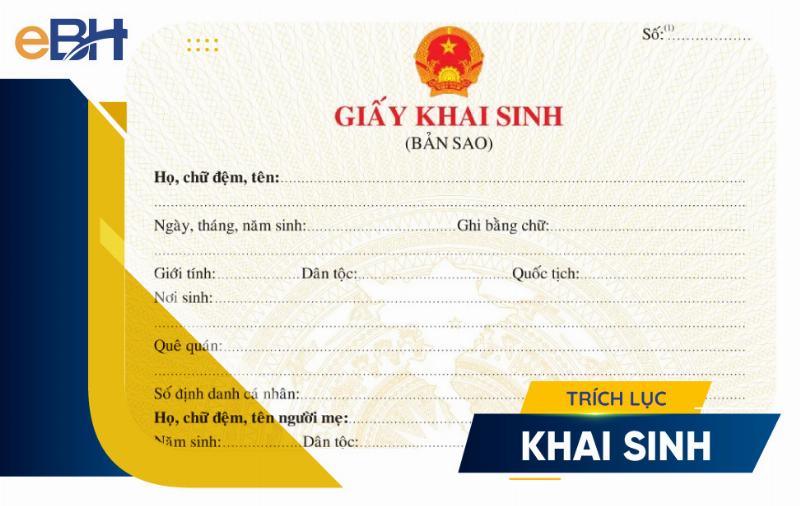 Sử dụng giấy khai sinh