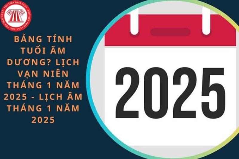 Tính tuổi sinh năm 2025