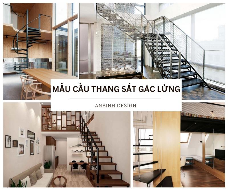 Các loại cầu thang sắt lửng