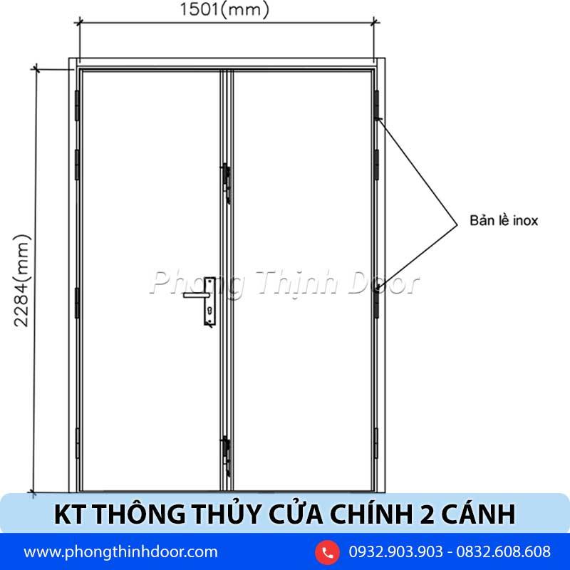 Kích thước lớn của 2 ngôi nhà ống