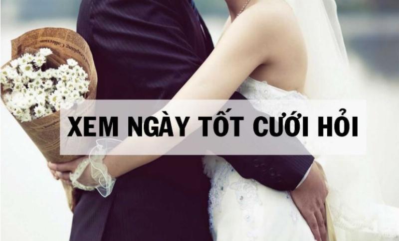 Kiểm tra thời gian tốt đẹp cho đám cưới vào ngày mai