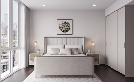 Mẫu thiết kế nội thất phòng ngủ hiện đại phong cách Mid-century