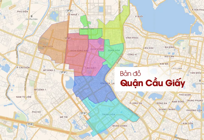 Bản đồ Duy Tân, Cầu Giấy, Hà Nội