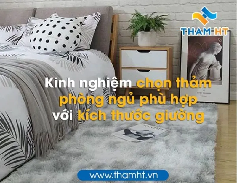 Giường đôi hiện đại với kích thước phù hợp