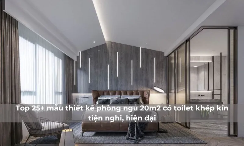 Phòng ngủ ấm cúng trong nhà 20m2