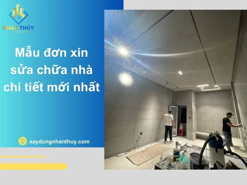 Sửa chữa nhà xuống cấp