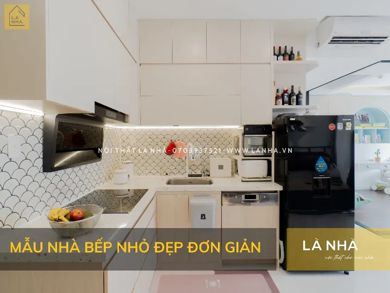 Thiết kế bếp nhà phố hiện đại, tiện nghi