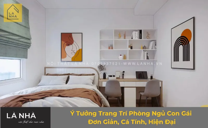 Trang trí phòng ngủ cho con gái