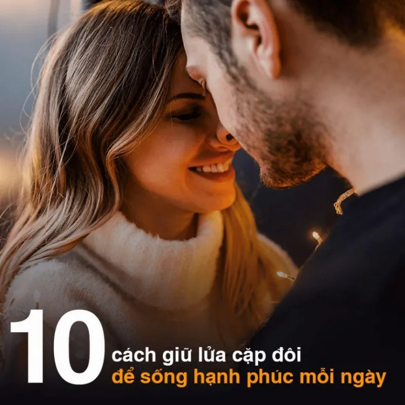 Cặp đôi hạnh phúc bên nhau