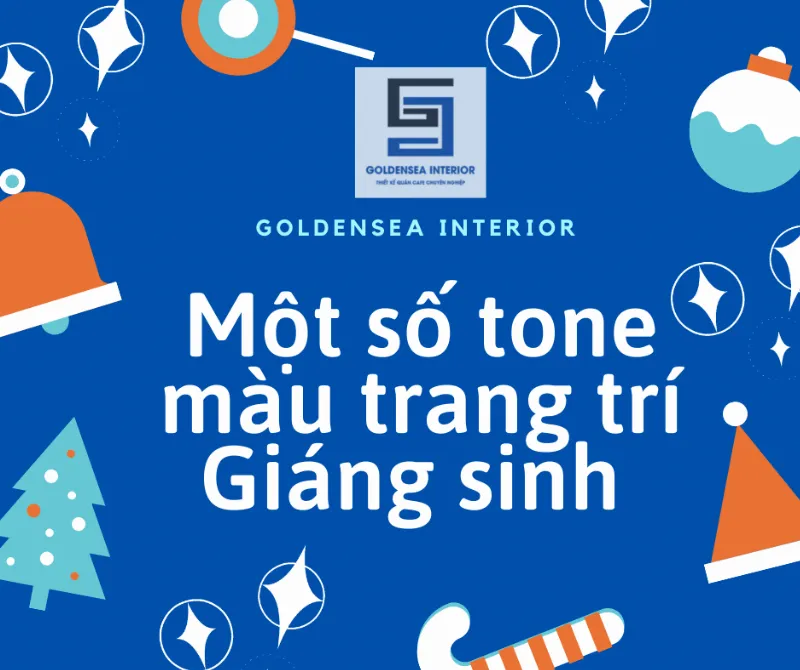 Gam màu trang trí Giáng Sinh ấm cúng