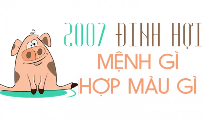 Người sinh năm 2007 mệnh gì?