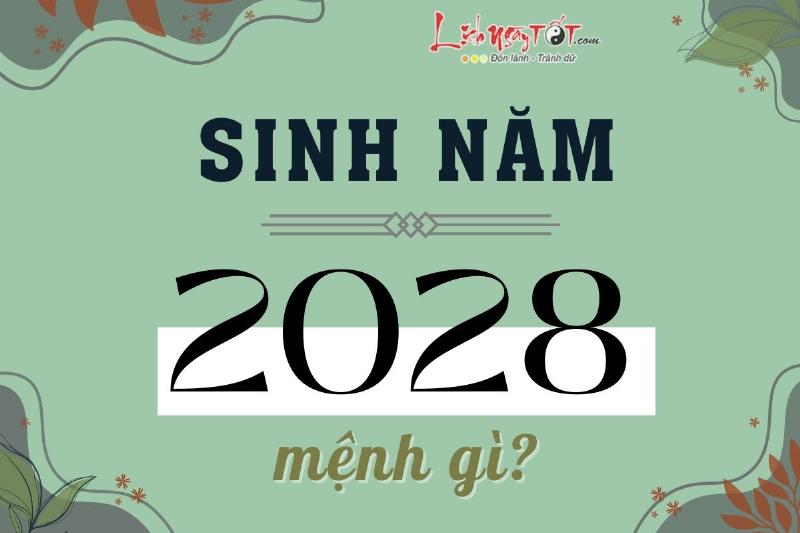 Tử vi trọn đời người sinh năm 2028