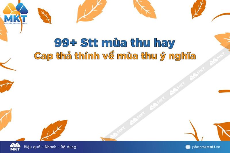 Cap Thả Thính Về Mùa Thu Hay Nhất 3 Cap thả thính mùa thu hài hước