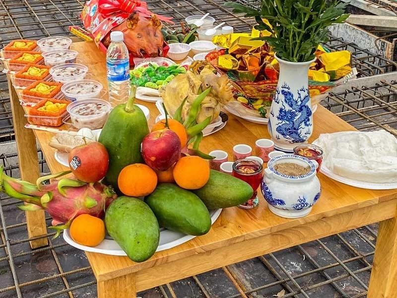 Xem Ngày Tốt Lợp Mái Nhà: Hướng Dẫn Chi Tiết 4 Chuẩn bị lễ vật cúng bái lợp mái nhà