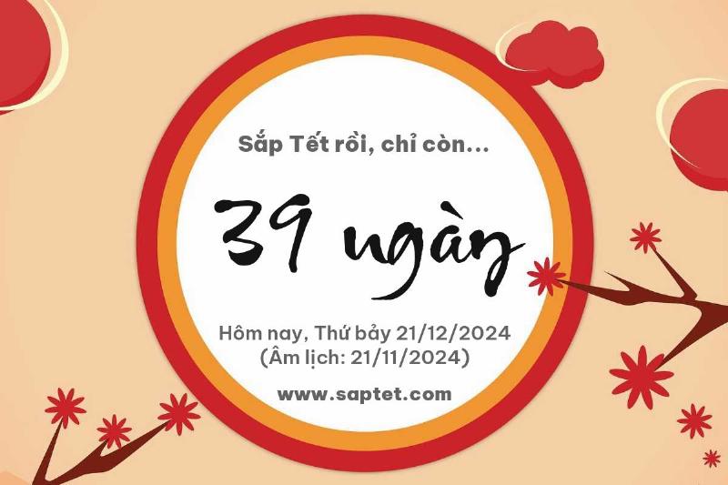 Đếm ngược ngày đến Tết