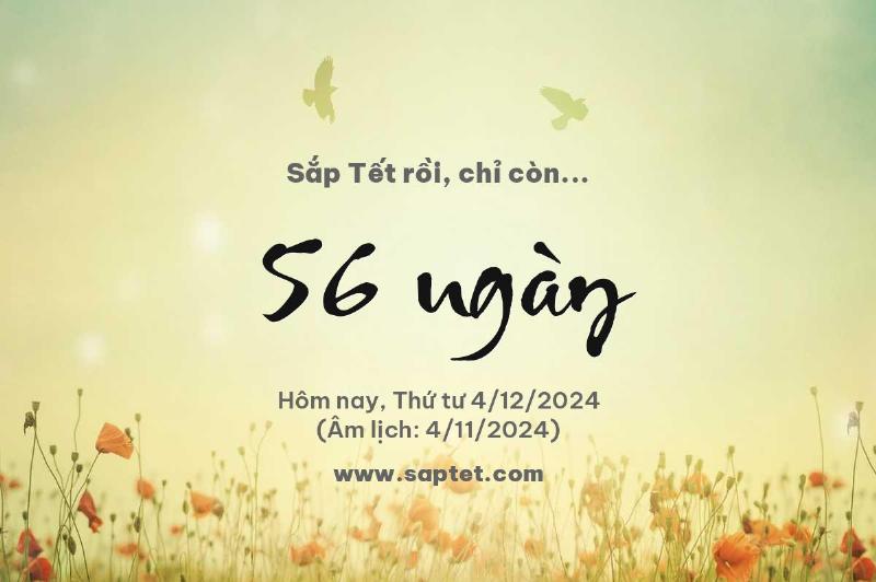 Bao Nhiêu Tuần Nữa Đến Tết? Đếm Ngược Từng Khoảnh Khắc 2 Đếm ngược đến Tết Nguyên Đán