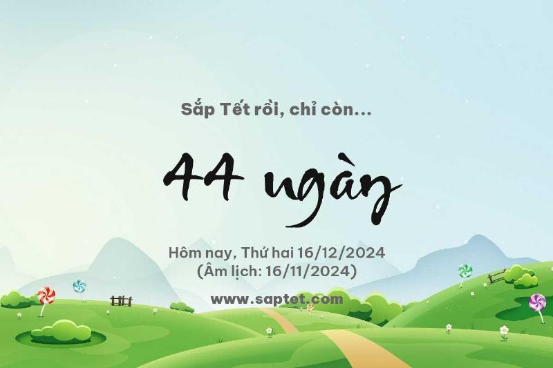 Còn Bao Nhiêu Tuần Nữa Đến Tết? 2 Đếm ngược Tết Nguyên Đán
