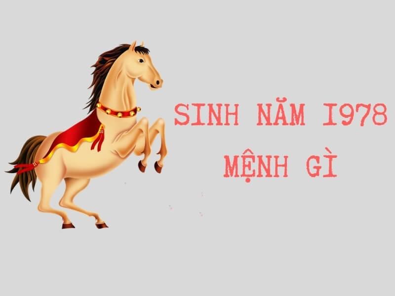 Những người sinh năm 1978 - Tuổi Mậu Ngọ