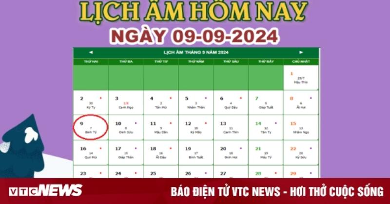Âm Lịch Hôm Nay 2024: Tra Cứu Nhanh và Chính Xác 2 Tra cứu âm lịch hôm nay 2024: Giao diện web hiển thị lịch âm, ngày tháng năm, thông tin can chi, giờ hoàng đạo, hướng xuất hành.