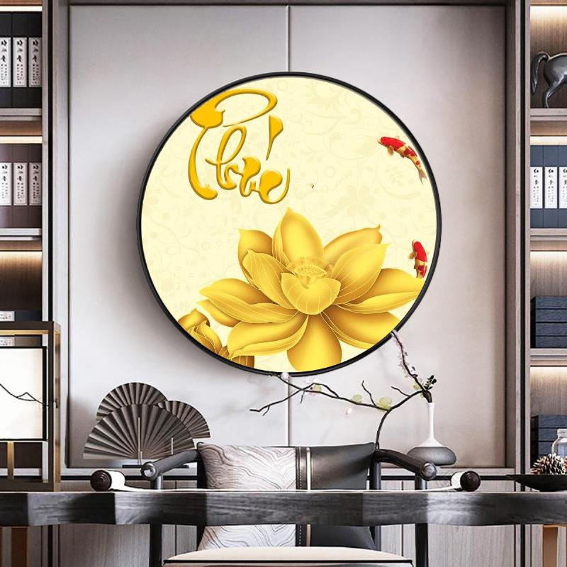 Tranh chim én trong phòng khách