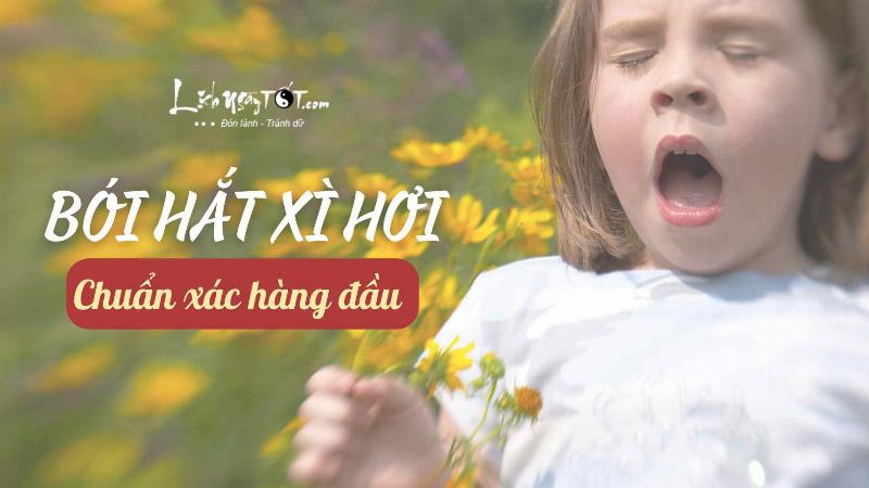 Xem điềm hắt xì hơi theo giờ nam nữ