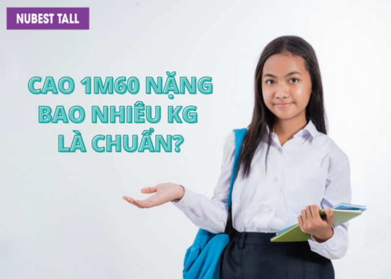 Chiều cao 1m60 là bao nhiêu cm?