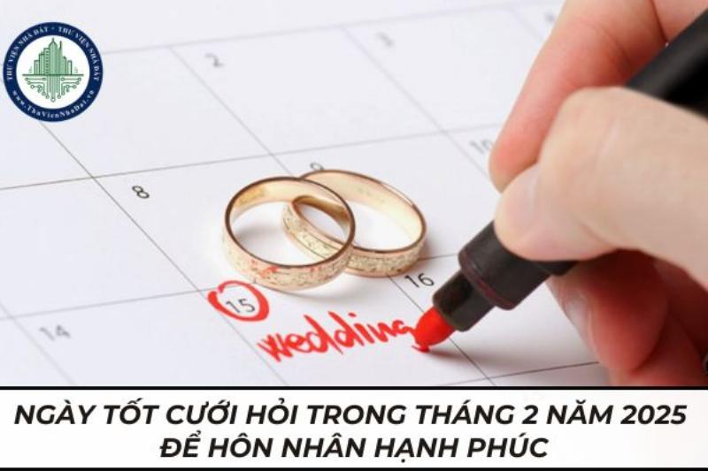 Chuẩn bị đám cưới tháng 2 năm 2025