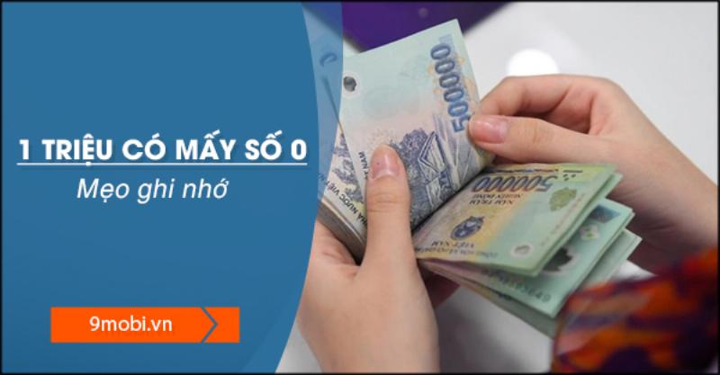 Giải đáp 5 triệu mấy số 0