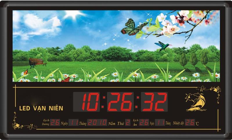 Lịch treo tường hiển thị cả ngày âm và dương