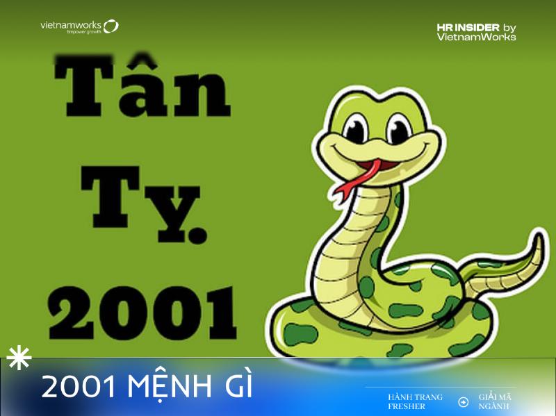 Người sinh năm 2001 tuổi gì mệnh gì?