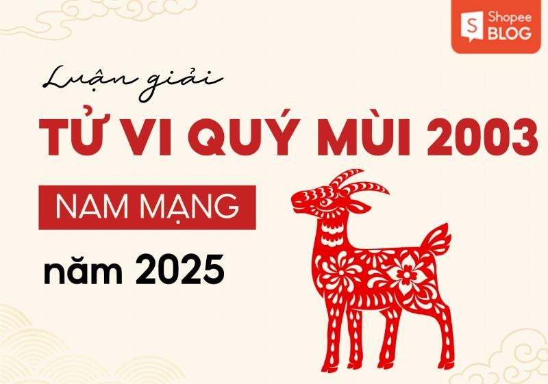 Tổng quan tử vi tuổi Quý Mùi 2003 nam mạng