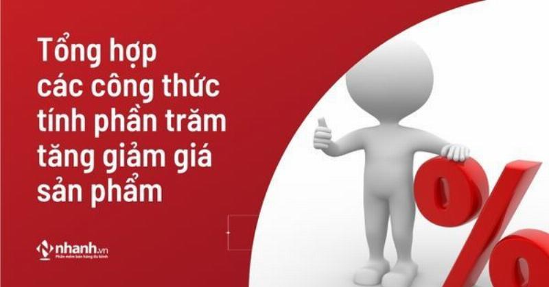 Ví dụ tính phần trăm giảm giá