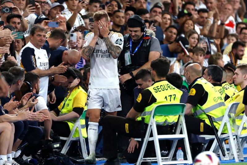 Cầu thủ bóng đá châu Âu tại sân Bernabeu