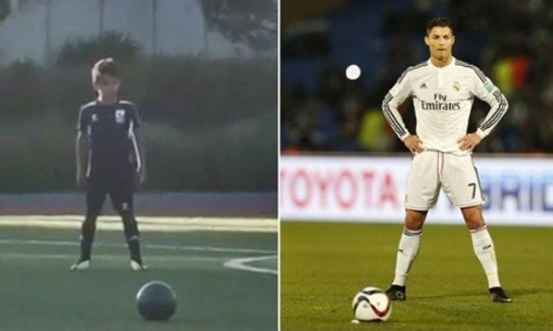 Ronaldo sút phạt thần sầu
