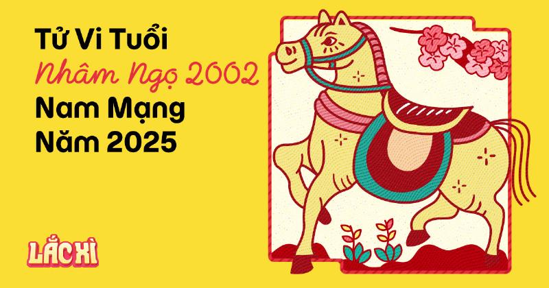 Tổng kết tử vi Nhâm Ngọ 2002 nam mạng năm 2025