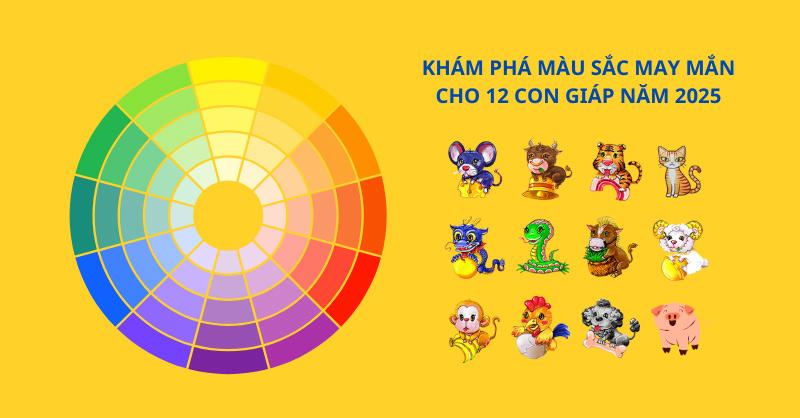 Tuổi Thìn 2025 ứng dụng màu sắc