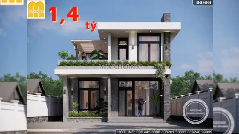 Mẫu Nhà Vườn 2 Tầng Đẹp: Xu Hướng Thiết Kế Cho Cuộc Sống Hiện Đại 3 Bố trí không gian nội thất nhà vườn 2 tầng