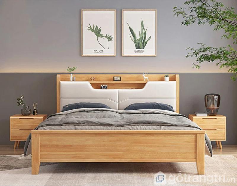 Đặt giường gỗ sồi theo phong thủy