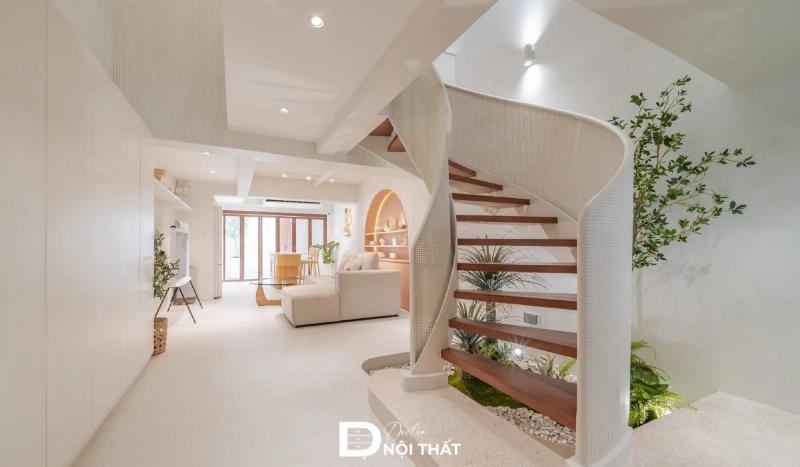 Tủ Cầu Thang Hiện Đại: Giải Pháp Lưu Trữ Thông Minh 3 Tủ cầu thang hiện đại phong cách tối giản