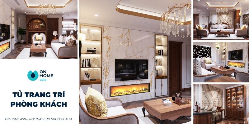 Tủ Trang Trí Phòng Khách: Điểm Nhấn Tinh Tế Cho Không Gian Sống 2 Tủ Trang Trí Phòng Khách Hiện Đại