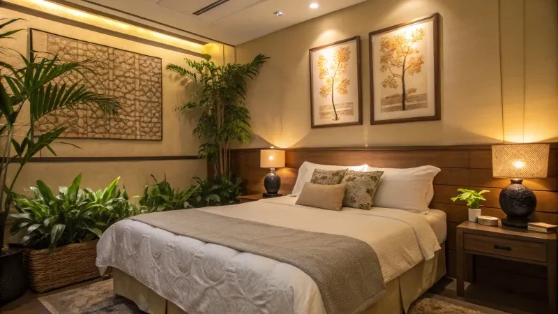 Ánh sáng phòng ngủ lý tưởng