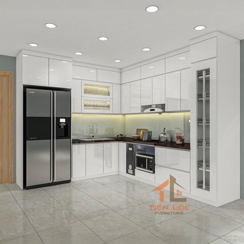 Mẫu Tủ Bếp Đẹp Hình Chữ L: Giải Pháp Tối Ưu Cho Không Gian Bếp 2 Mẫu tủ bếp đẹp hình chữ L hiện đại
